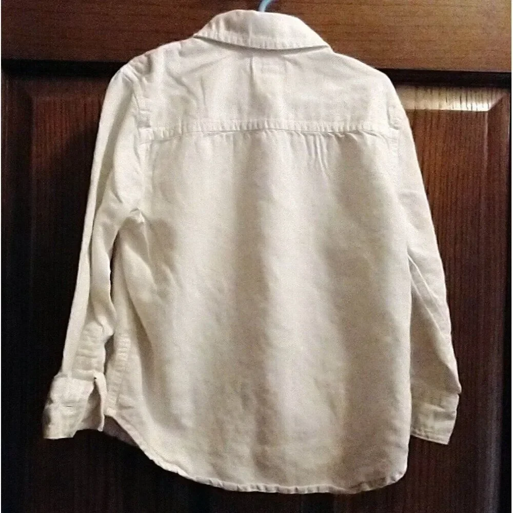 XS Gymboree White Button Down Shirt